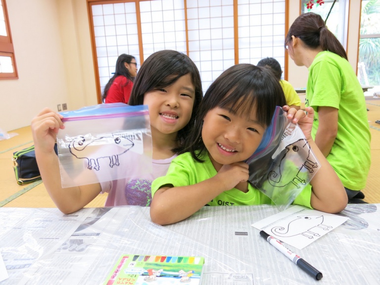 Kids having fun at summer camp